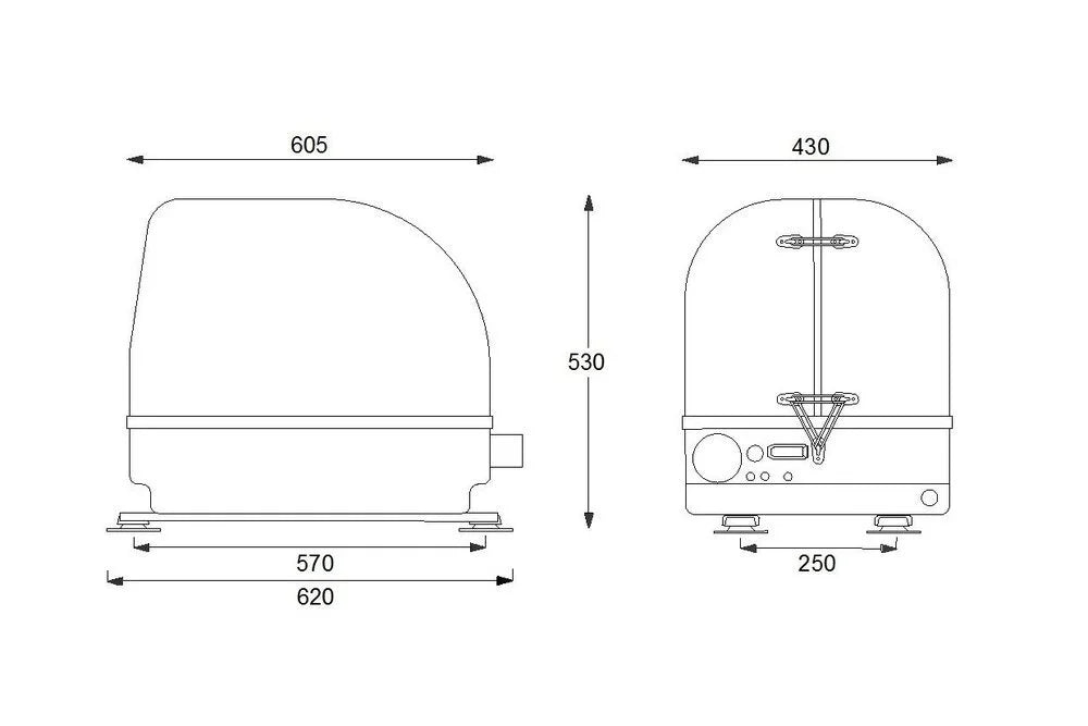 Paguro 4 SY dimensions diagram